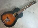 Vintage 1960s Harmony Stella Acoustic Parlor Guitar Made in 