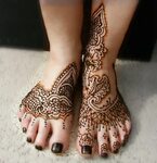 Henna Tattoo - Lovely Designs On Feet