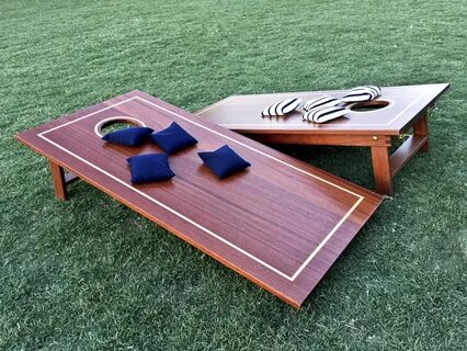 Luxury cornhole handcrafted to heirloom-quality for generati