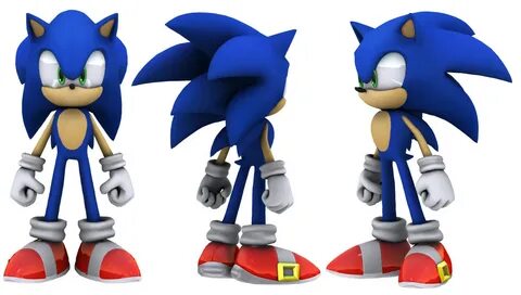Sonic 3d Model Reference All in one Photos