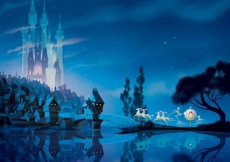 Disney wallpaper mural for children's bedroom Castle view - 