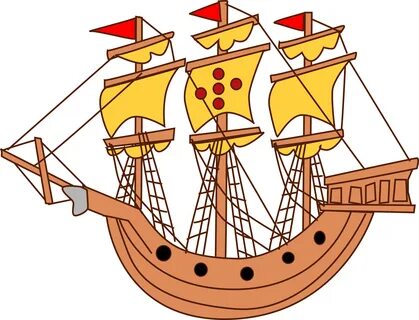 Big Sailing Ship Vector Clipart image - Free stock photo - P