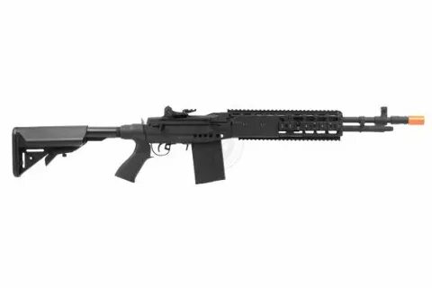 Купить CYMA Full Metal M14 EBR AEG DMR Sniper Rifle - BLACK 