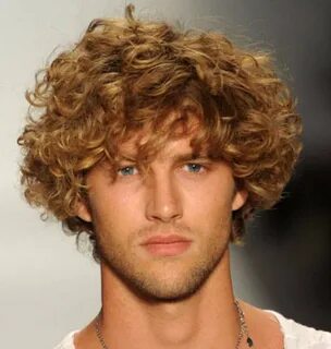 Pin on curly hair on men