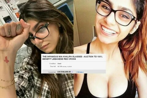 Mia Khalifa Has Put Her 'Used and Abused' Glasses Up for Auc