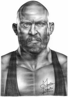 WWE Ryback Pencil Drawing by Chirantha Karakalem Çizimler, Wwe, Boyama Sayf...