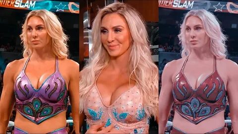 WWE Queen Charlotte Flair Hot Boobs Compilation 1 Slow Motio