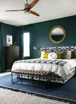 Dark Teal Bedroom Reveal Teal bedroom decor, Teal bedroom wa