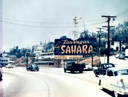 Sahara billboard on the Sunset Strip - Hollywood, California