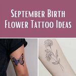 September Birth Flower Tattoo Ideas The Aster - TattooGlee