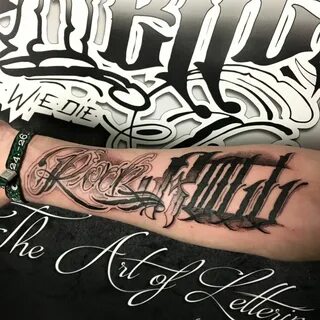Rock n Roll Tattoo lettering, Tattoo website, Rock n roll ta