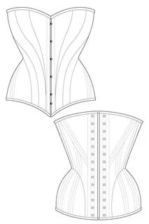 DINARI CORSET Corset sewing pattern, Corset pattern, Sewing 