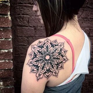 58 Amazing Mandala Shoulder Tattoos