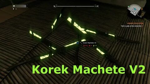 Dying Light - KOREK MACHETE V2 Blueprint Location - Korek Ma