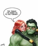 zengmonkey Black widow and hulk, Hulk avengers, Hulk