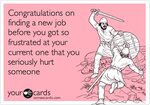 Congrats on Your New Job. New Job Card New Job Congrats Funn