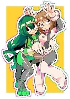 Boku no Hero Academia Tsuyu Asui, Uraraka Ochako. Tsuyu, Wat