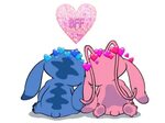 Couple Cute Stitch And Angel Wallpaper Hd - Midnight-Dreamer