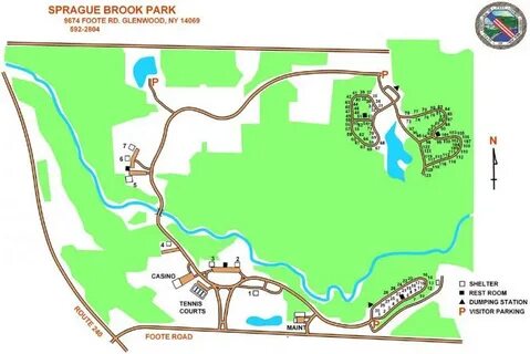 Sprague Brook Park Camping Map - Smyrna Beach Florida Map