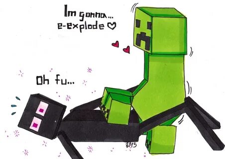 Creeper X Enderman posted by Zoey Mercado