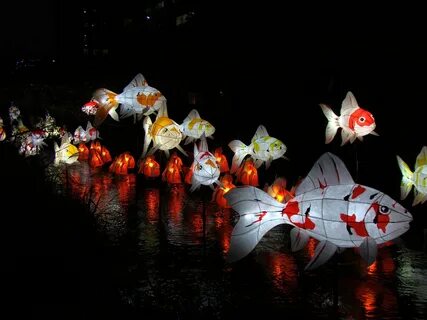 paper lantern fish Fish lanterns, Chinese paper lanterns, La