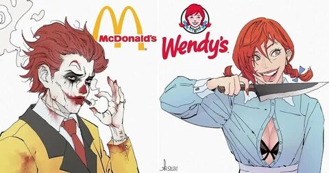 If Fast Food Mascots Were Psychotic Villains (By Sillvi Stud