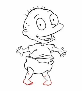 How To Draw Tommy Pickles - Draw Central Tommy pickles, Cute