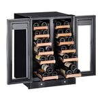 Wine Fridge Glass Door Cooler Freestanding Wine Refrigerator