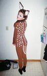 One more photo of my fawn costume from the disposable camera
