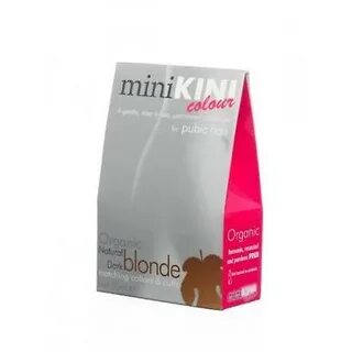 MiniKINI Colour - Organic colour for pubic hair - DARK BLOND