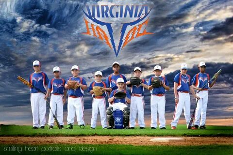 Travel ball baseball team 10U Virginia Havoc team portrait b