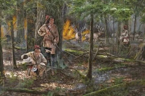Eastern Native Americans and Pioneers Artwork Gallery Native