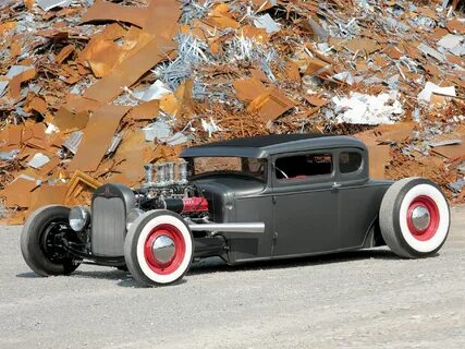 1930 Ford Model A Coupe with Coker Tyres, '57 Oldsmobile Eng