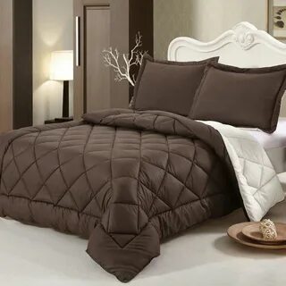 Swiss Comforts 3 Piece King Reversible Comforter Set Comfort