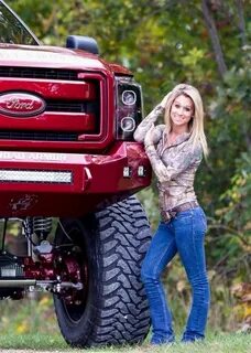 Pin on Girls and their trucks