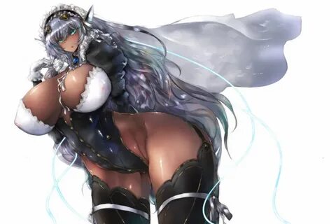 Safebooru - 1girl blue eyes breasts dark skin glowing glowin