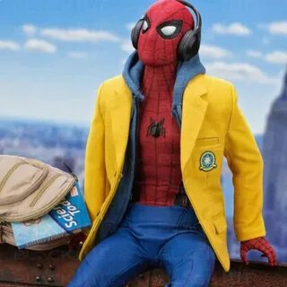 Tom Holland Yellow Blazer Spider-Man Homecoming Jacket