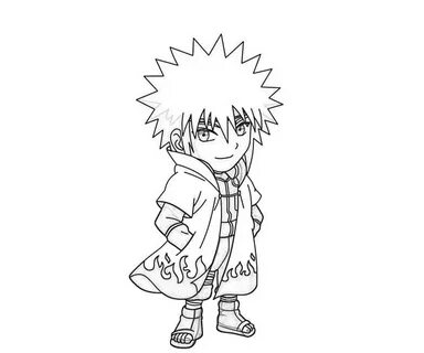 chibi minato Coloring Page - Anime Coloring Pages
