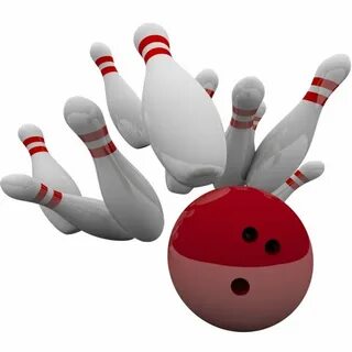 Bowling skittles and ball Stock Photo by © kjpargeter 364109