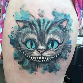 Cheshire cat tattoo, Cat tattoo designs, Disney tattoos