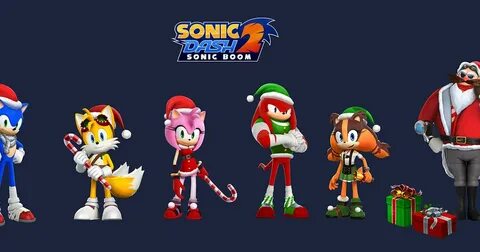 Sonic Dash 2: Christmas Costumes and Boxes by Damien Mammoli
