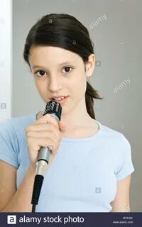12 Years Girl Sing High Resolution Stock Photography and Ima