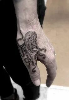 Pin by Kimberly Garza on Tattoo Octopus tattoos, Hand tattoo