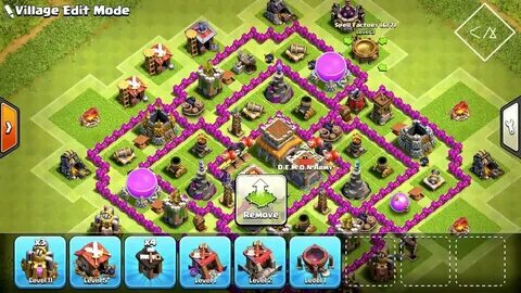 CLASH OF CLANS Best Town hall 8 Defence Base Layout 2016 - Y