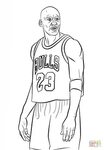 Michael Jordan Super Coloring Coloring pages to print, Sport