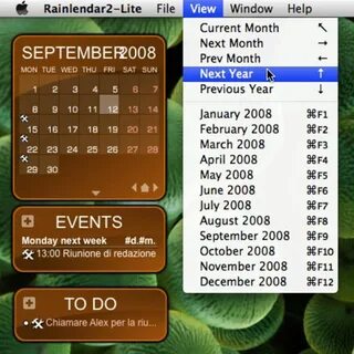 Rainlendar per Mac - Download