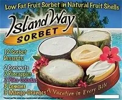 Costco Treats: Island Way Sorbet Fruit sorbet, Favorite snac