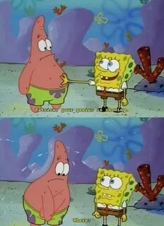 Patrick's "genius" showing: Funny spongebob memes, Spongebob