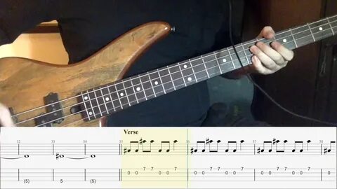 Nirvana - All Apologies Bass cover (with Tabs play along) - 