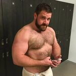 Pin by TJ on Bears Hot beards, Muscle bear, Beefy men